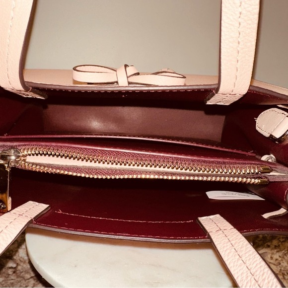 Kate Spade - Hayes Street Small Satchel, Roseycheeks color, NWT - Picture 6 of 10